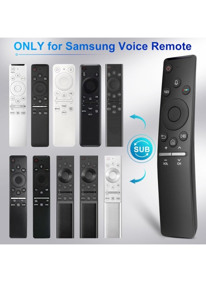 BN59-01266A BN59-01242A استبدل جهاز التحكم عن بعد الصوتي الذكي LED 4K Ultra HDTV المزود بميكروفون، متوافق مع جميع أجهزة التلفزيون الذكية من سامسونج، LED، LCD، HDTV، 3D، Series TV - Image 4