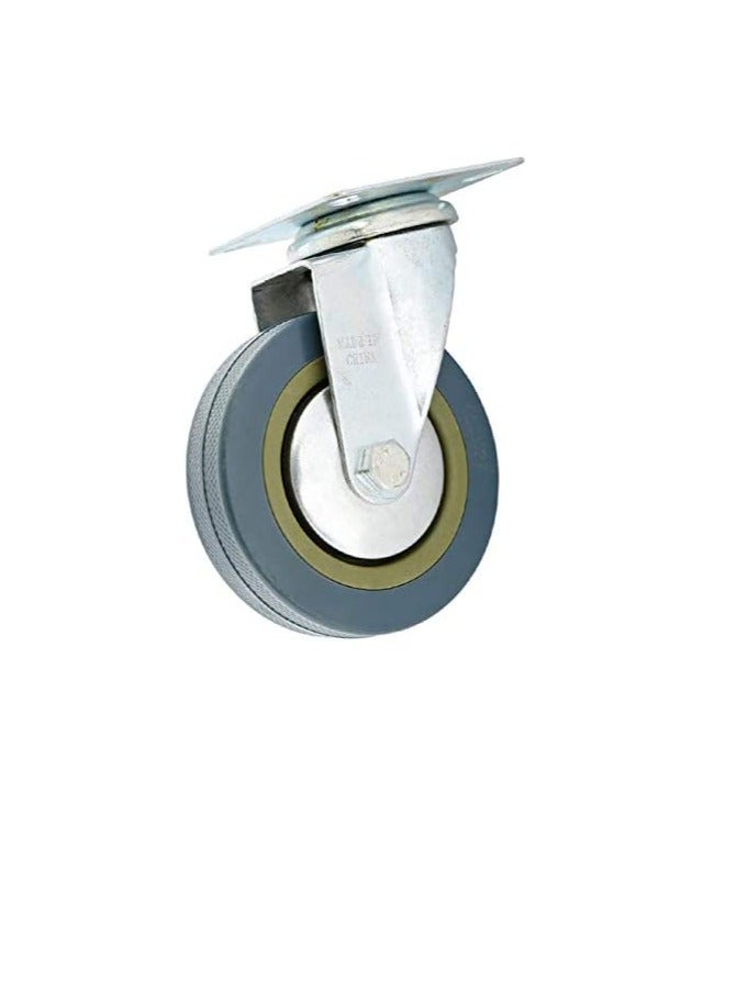 Caster Wheel Industrial Swivel Plate - 4 inches - Image 1