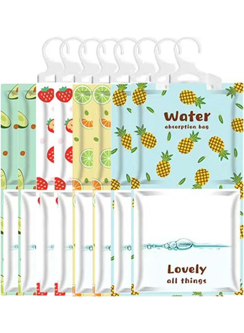 Bukela 8 Pieces Dehumidifier Hanging Bags for Kitchen, Bathroom, Closet, Wardrobe Dehumidifier Bags (4 Colors) - Image 1