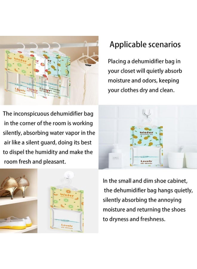 Bukela 8 Pieces Dehumidifier Hanging Bags for Kitchen, Bathroom, Closet, Wardrobe Dehumidifier Bags (4 Colors) - Image 5