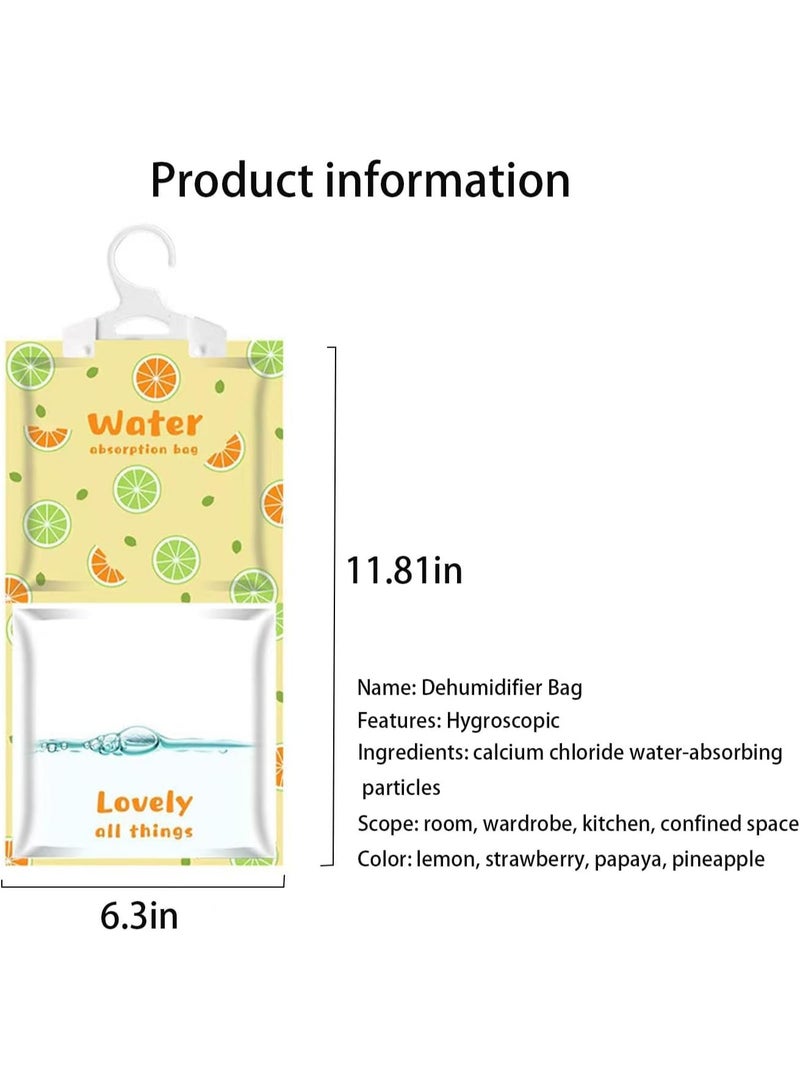 Bukela 8 Pieces Dehumidifier Hanging Bags for Kitchen, Bathroom, Closet, Wardrobe Dehumidifier Bags (4 Colors) - Image 2