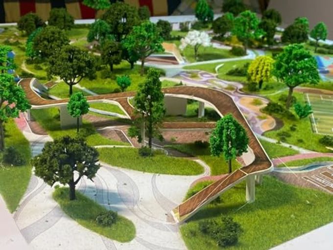 OrgMemory Model Grass Mat, (3pcs, 20"x20"), Model Railway Scenery for Model Scenery - Image 5
