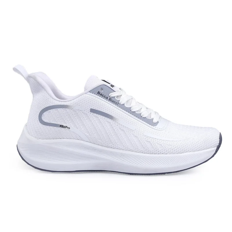 Bacca Bucci White Ironman Shoes for Running Walking and Training for Men | Best Price UAE