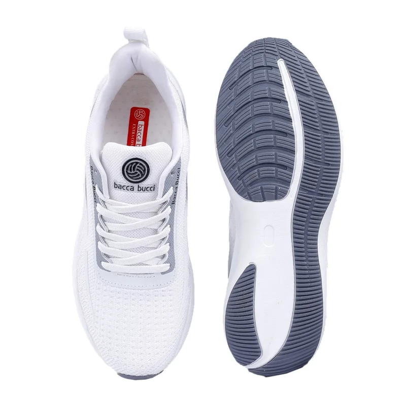 Bacca Bucci White Ironman Shoes for Running Walking and Training for Men | Best Price UAE