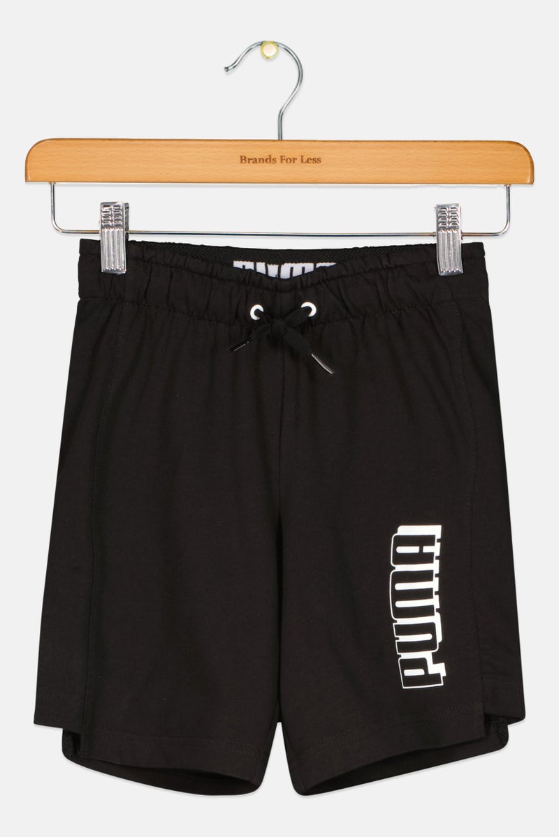 PUMA Kids Boy Drawstring Outdoor Short, Black  - Image 1