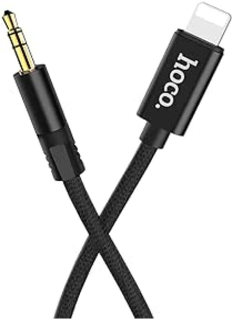 Hoco UPA13 - Sound Source Series Lightning Digital Audio Conversion Cable, Compatible with iPhone IPad - Black