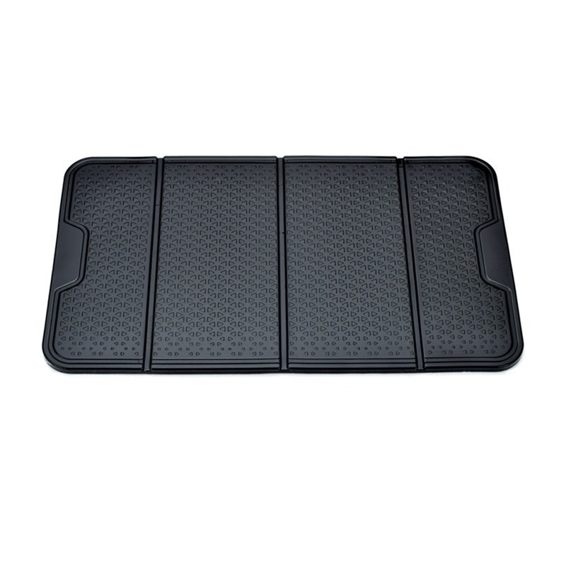 2pcs Foldable Mobile Phone Bracket Cushion Anti-skid Pad for Vehicle Car Auto (Black) - Image 2