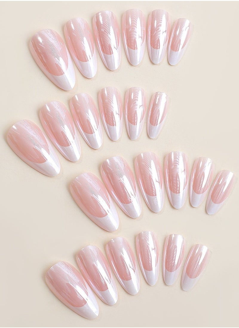 24-Piece Short Square Press-on Toenails:Acrylic Fake Nails ,toe fake nails for Seamless Fit