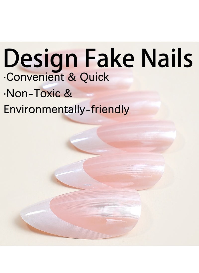 24-Piece Short Square Press-on Toenails:Acrylic Fake Nails ,toe fake nails for Seamless Fit