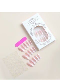 SYNSYB 24-Piece Short Square Press-on Toenails:Acrylic Fake Nails ,toe fake nails for Seamless Fit  - Image 4
