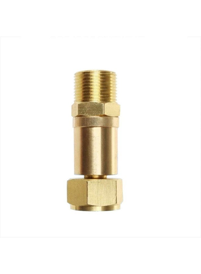 NUZAMAS Pressure Washer Hose Swivel Adaptor, Free Kinking Connector, Solid Brass Made, M22 Inlet Outlet Connection  - Image 3