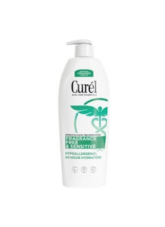 Curel Curel Fragrance Free Comforting Body Lotion, Unscented Dry Skin Moisturizer for Sensitive Skin, with Advanced Ceramide Complex, Repairs Moisture Barrier, 20 oz  - Image 1