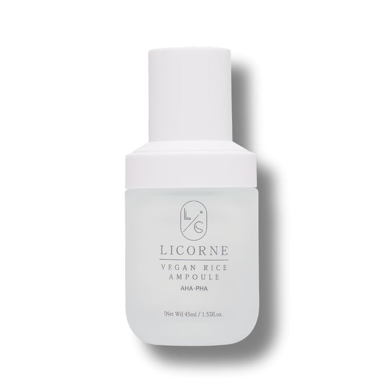 LICORNE Vegan Rice Ampoule 1.52fl.oz Korean Skincare