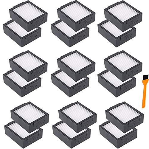 Hongfa Replacement R i7 i7+ i6+ Filters, 18 Packs Replacement parts for R i7 7150 i7+/i7 Plus E5 E6 i6+ E7 i3 i3+ i4+ (4552) j7+(7550) Vacuum, e& j Series Replenishment Filter - Image 1