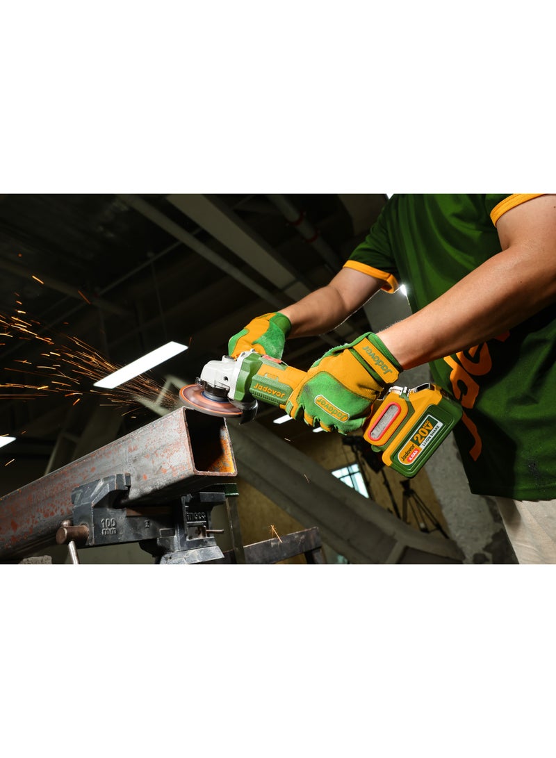 Jadever Cordless angle grinder 4.5Inch 20V With 4 amp battery and charger JDLAP5421 - Image 3