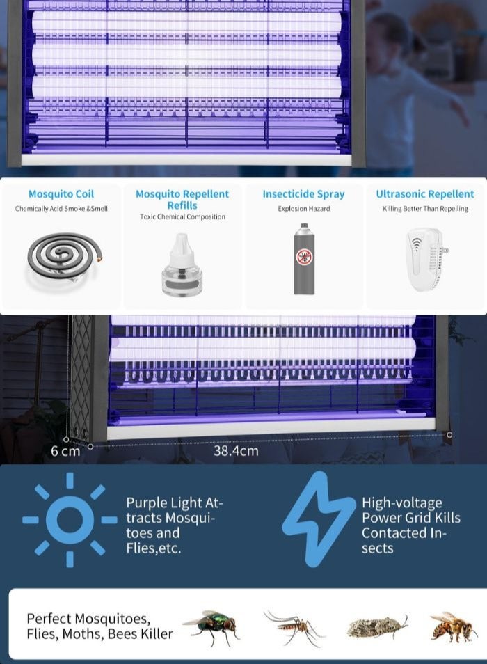 LED Mosquito Insect Killer Lamp ES-VY10 - 10W, Insect Trap with UV Light, 220-240V