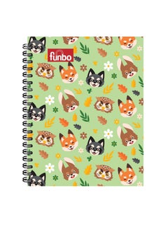 Funbo A5 Size Single Line Notebook With PP Cover 80 Sheets  - Image 1