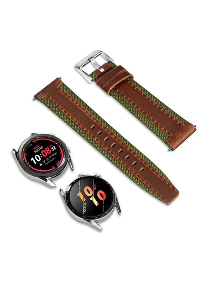 Timberland Unisex Bainbridge Unisex Universal Leather Watch Strap-22 Mm - TDOUL0000404 - Image 5