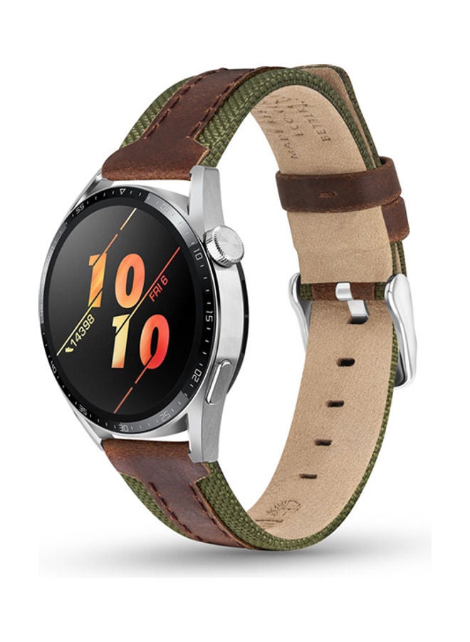 Timberland Unisex Bainbridge Unisex Universal Leather Watch Strap-22 Mm - TDOUL0000404 - Image 4