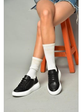 Fox Shoes S274048409 Black Women's Sports Shoes Sneakers  - Image 1