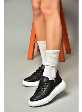 Fox Shoes S274048409 Black Women's Sports Shoes Sneakers  - Image 3