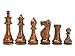 House of Chess مجموعة شطرنج فريدة من نوعها من خشب الأكاسيا الذهبي وقطع شطرنج ستانتون في بيت الشطرنج بارتفاع ملك 375 95 مم و2 ملكة إضافية مثقلة - Image 2