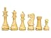 House of Chess مجموعة شطرنج فريدة من نوعها من خشب الأكاسيا الذهبي وقطع شطرنج ستانتون في بيت الشطرنج بارتفاع ملك 375 95 مم و2 ملكة إضافية مثقلة - Image 4