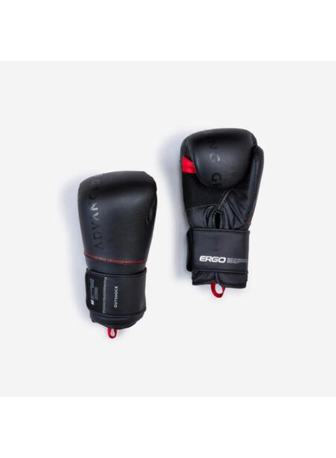 OUTSHOCK Adult Boxing Gloves 100% Ventilated Interior - Black - Image 1