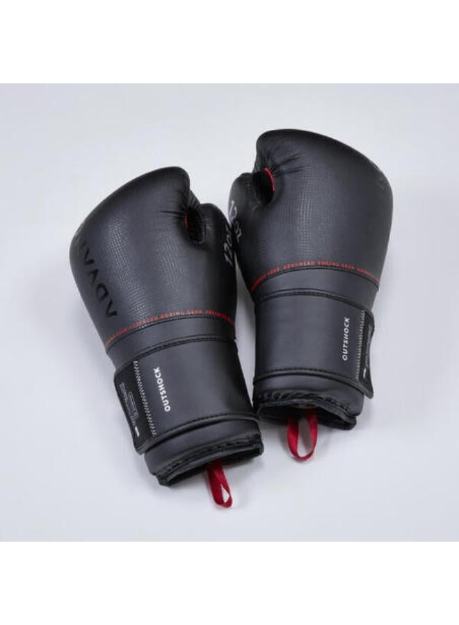 OUTSHOCK Adult Boxing Gloves 100% Ventilated Interior - Black - Image 3