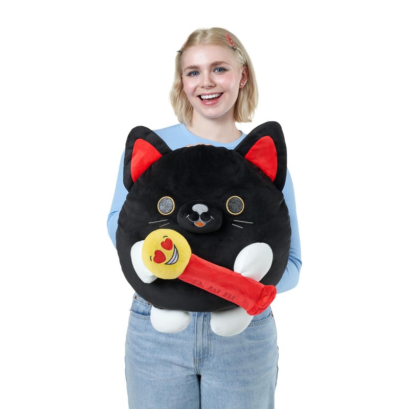 Snackles (Pez) Black Cat Super Sized 14 inch Plush by ZURU, Ultra Soft Plush, Collectible Plush with Real Licensed Brands, Stuffed Animal - Image 3