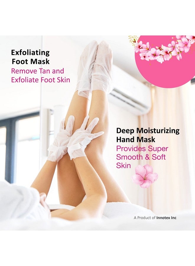 MASKING Masking Hand Gloves Mask and Exfoliating Foot Mask for Deep Moisturisation and Exfoliating, Smooth Silky and Brightening hand and Foot Each 20g (Combo 02) - Image 2