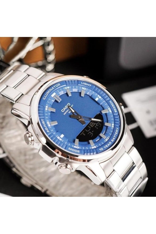 CASIO Stainless Steel Band Analog Digital - Image 2