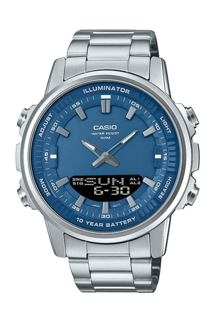 CASIO Stainless Steel Band Analog Digital - Image 1
