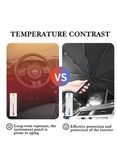 Foldable Car Sunshade Umbrella For Front Windows UV Block Keep Car Cool Cover Visor Umbrella With storage Pouch Easy To Use Umbrella 140X79CM - pzsku/ZF97D820FE58A1CDA5270Z/45/_/1689146131/34ae1c46-8ed0-4fd2-a907-b128b33ffe5b