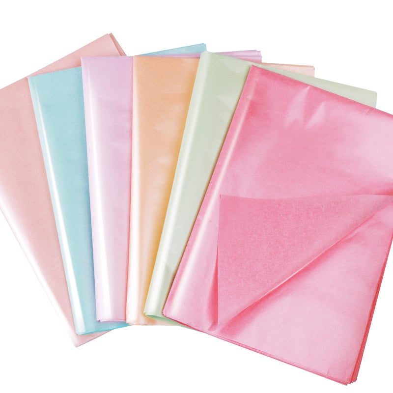 Prasacco 30 Sheets Tissue Paper for Gift Wrapping Metallic Color Tissue Paper for Crafts Valentines Day Christmas Wedding Birthday Party Decoration 197x137 Inch - Image 3
