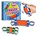 stargo Finger Poppers Hand Gripper Strengthener for Kids Hand Exercisers Pop Tube Mini Fidget Toys Sensory Toy for Kids Finger Strengthener and Hand Therapy Stocking Stuffers Pack of 2 - Image 2