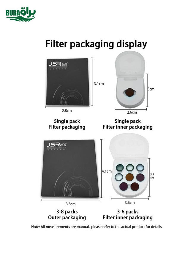 For Insta360 GO 3S JUNESTAR Camera Lens Filter, Filter:ND64