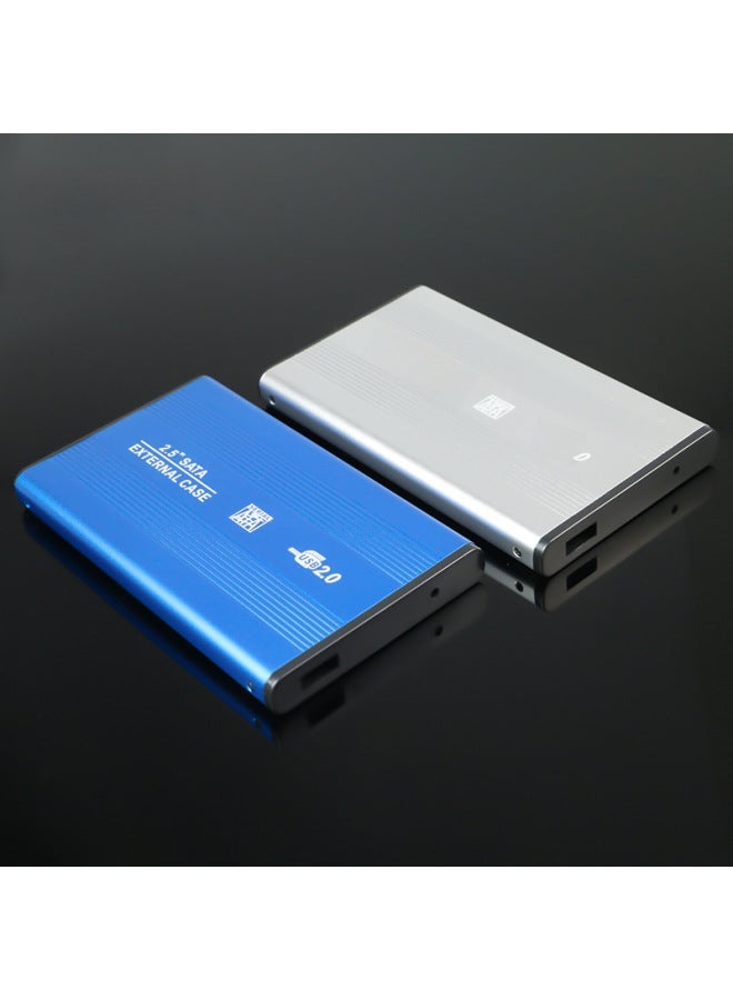 Mobile Hard Disk Box Laptop External Aluminum Alloy Shell 2.5 Inch Shell-Color:Black - Image 3