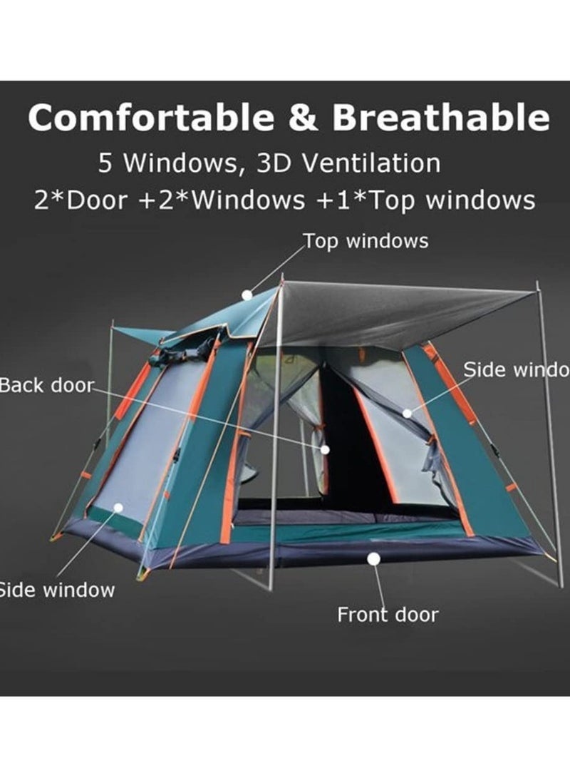 Arabest Camping Tent - 5-8 Person Family Tent Instant Easy Set up Tent with Carry Bag, Waterproof Windproof Pop Up Tent for Camping, Hiking, Mountaineering - Image 2