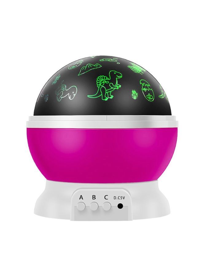 Night Light for Kids, Dinosaur Projector - 360 Degree Rotation, Night Lighting for Baby Kids Women, Party Bedroom Decoration, Pink - Image 1