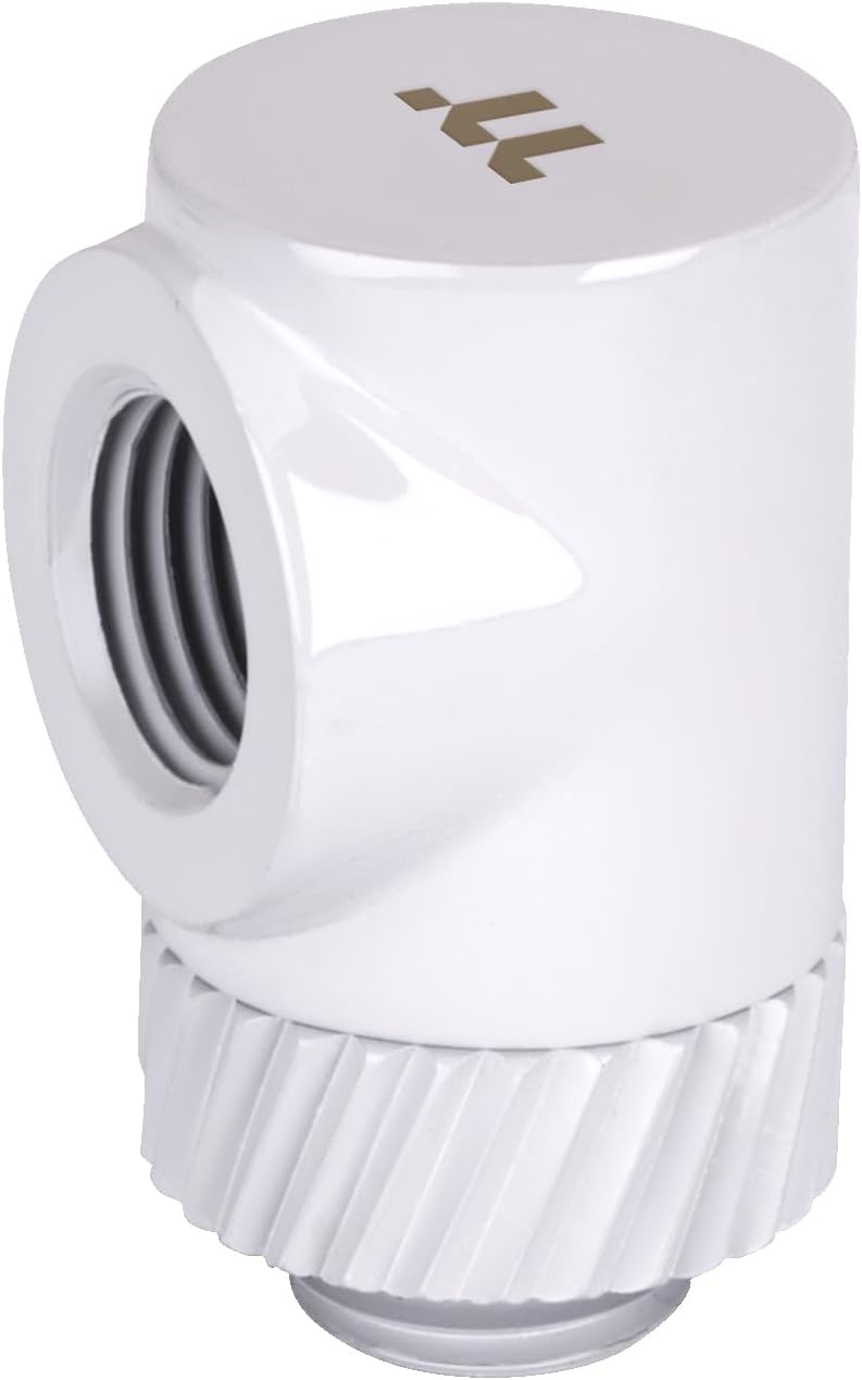 Thermaltake Pacific SF 90 Degree Adapter WhiteDIY LCSFittings CLW396CU00WTA - Image 1