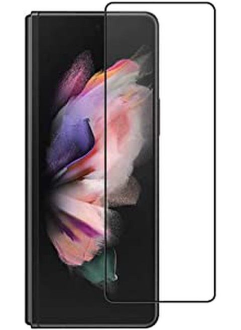5D Full Glass Screen Protector For Samsung Galaxy Z Fold 3 (5G) Black Frame For Fold3
