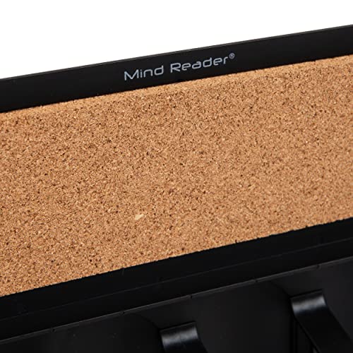 Mind Reader Single Serve Pod Organizer, Wall Mount, 20 Pod Capacity, Magnetic or Adhesive, 10.75" L x 15.5" W x 2.5" H, Black - Image 2