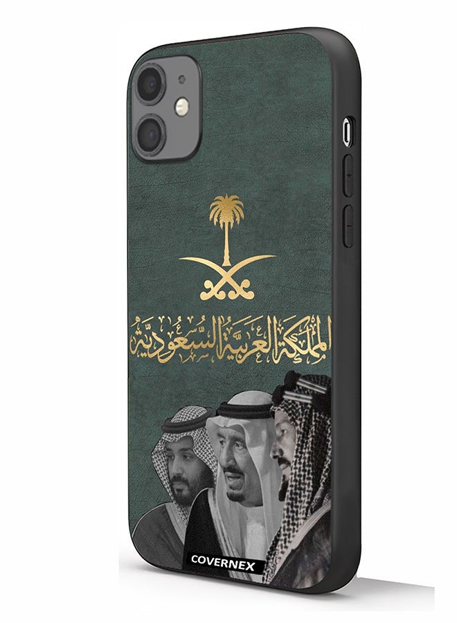 Covernex Apple iPhone 11 Protective Case Cover Printed Featuring Founders and Leader with Saudi Emblem - Image 1