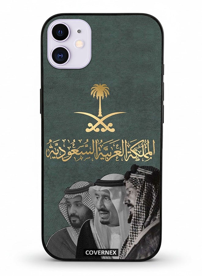 Covernex Apple iPhone 11 Protective Case Cover Printed Featuring Founders and Leader with Saudi Emblem - Image 2