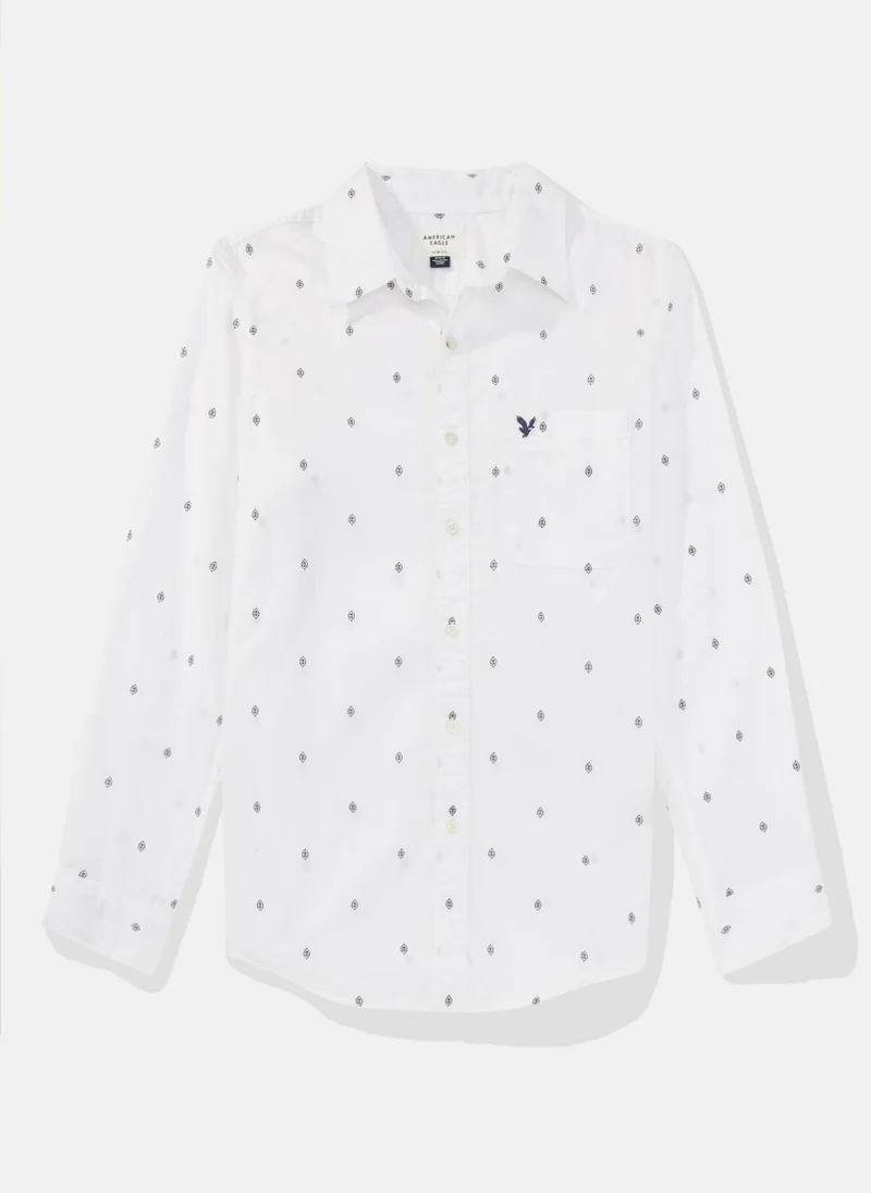 امريكان ايجل Slim Fit Button-Up Shirt