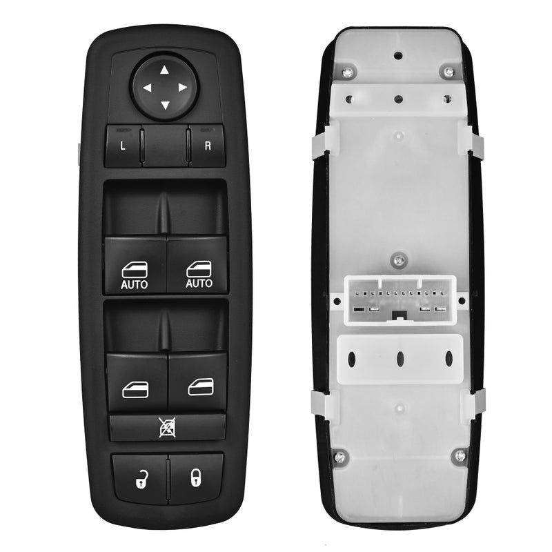 Master Power Window Switch Driver Side 8Pins 3Pins Compatible with 2011 2012 2013 Dodge Durango Window Control Switch Replaces 68086693AC 68086693AD 68086693AE
