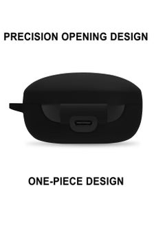 ماركة غير محددة غطاء جراب Anker Soundcore Life P2 سيليكون صغير محمول مقاوم للخدش ومقاوم للصدمات مع حلقة تسلق (أسود)  - Image 4