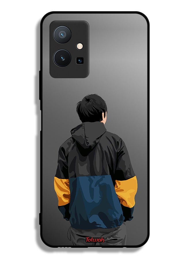 Tolwak Vivo Y75 5G Protective Case Cover Boy Portrait Art - Image 2