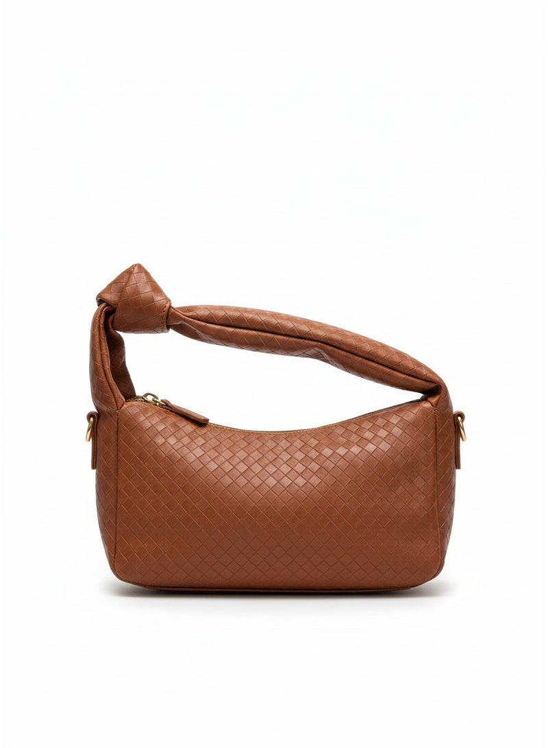 فيبراندا شنطة كتف عصرية من الجلد المنقوش - Image 2